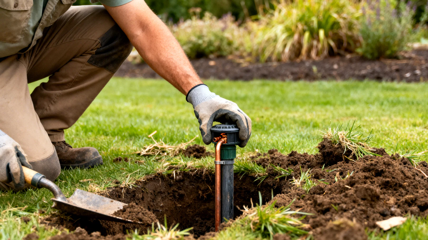 Automatischer Rasensprenger"