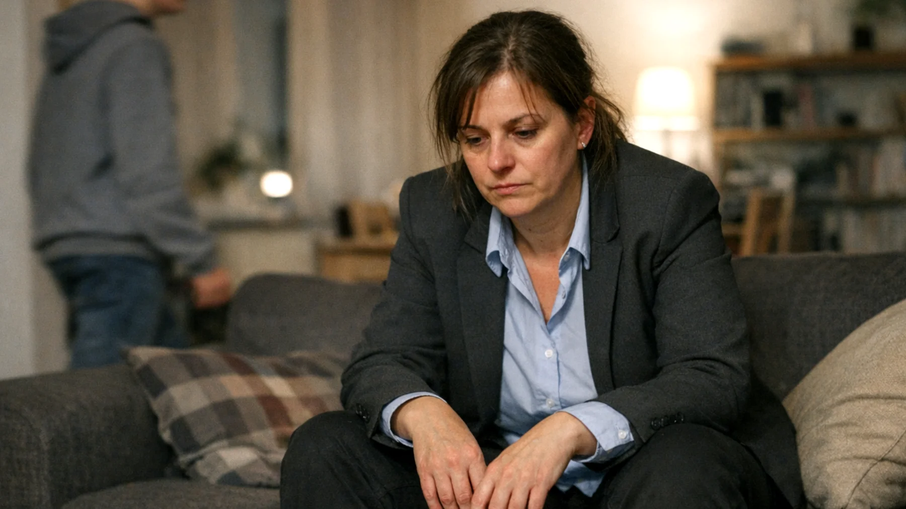 Die Eltern fühlen sich durch Arbeit und Alltagspflichten erschöpft und haben kaum noch Zeit und Energie, um sich angemessen um ihre Jugendlichen zu kümmern. Die Kommunikation beschränkt sich auf das Notwendigste, gemeinsame Aktivitäten werden immer seltener, und die Eltern haben das Gefühl, dass sie trotz aller Bemühungen den Bedürfnissen ihrer heranwachsenden Kinder nicht gerecht werden."