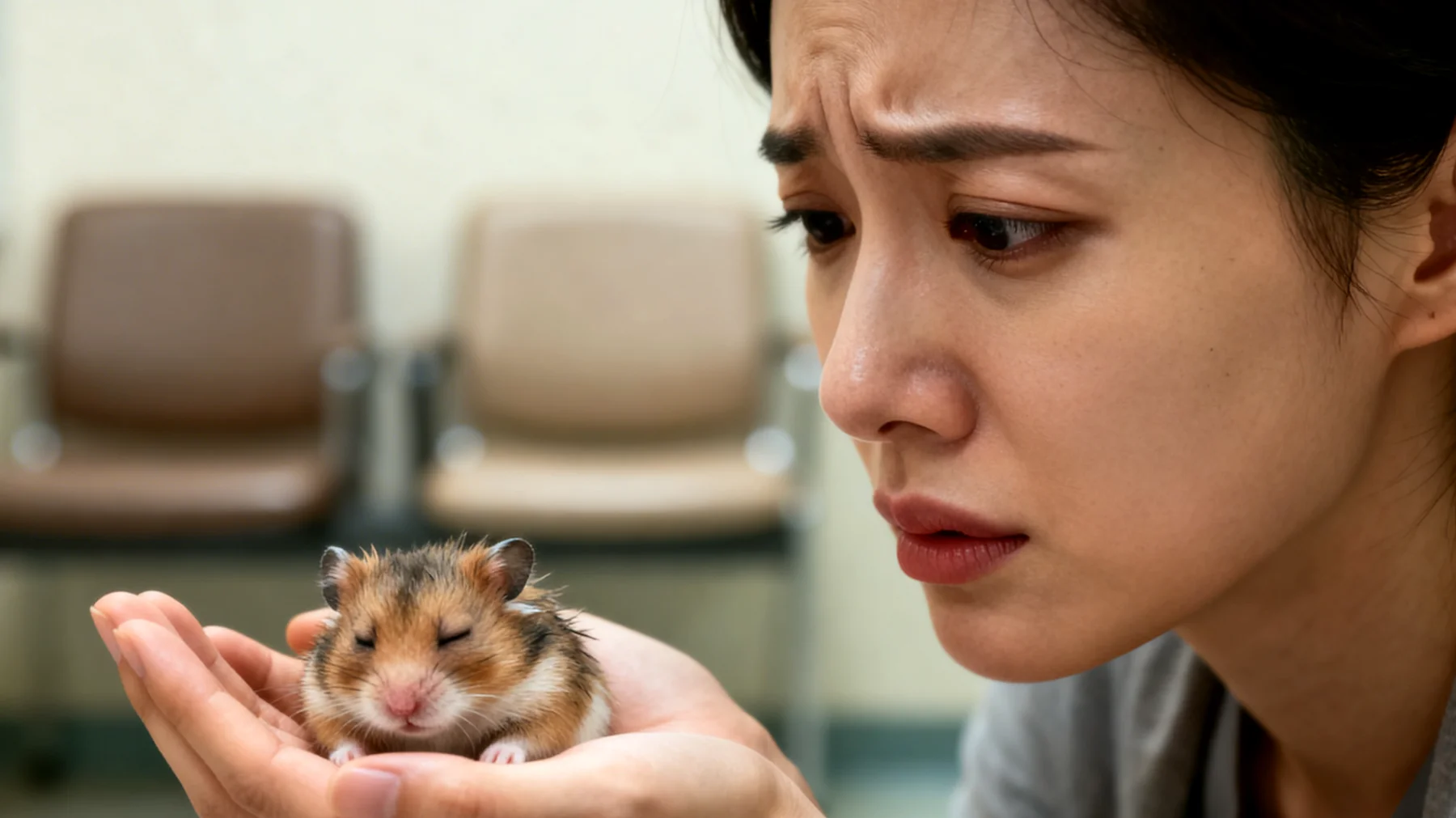 Hamster benötigen spezielle tierärztliche Betreuung, da viele Tierärzte nicht auf Kleintiere spezialisiert sind und Besitzer oft zu spät Krankheitssymptome erkennen, was die Behandlung erschwert"