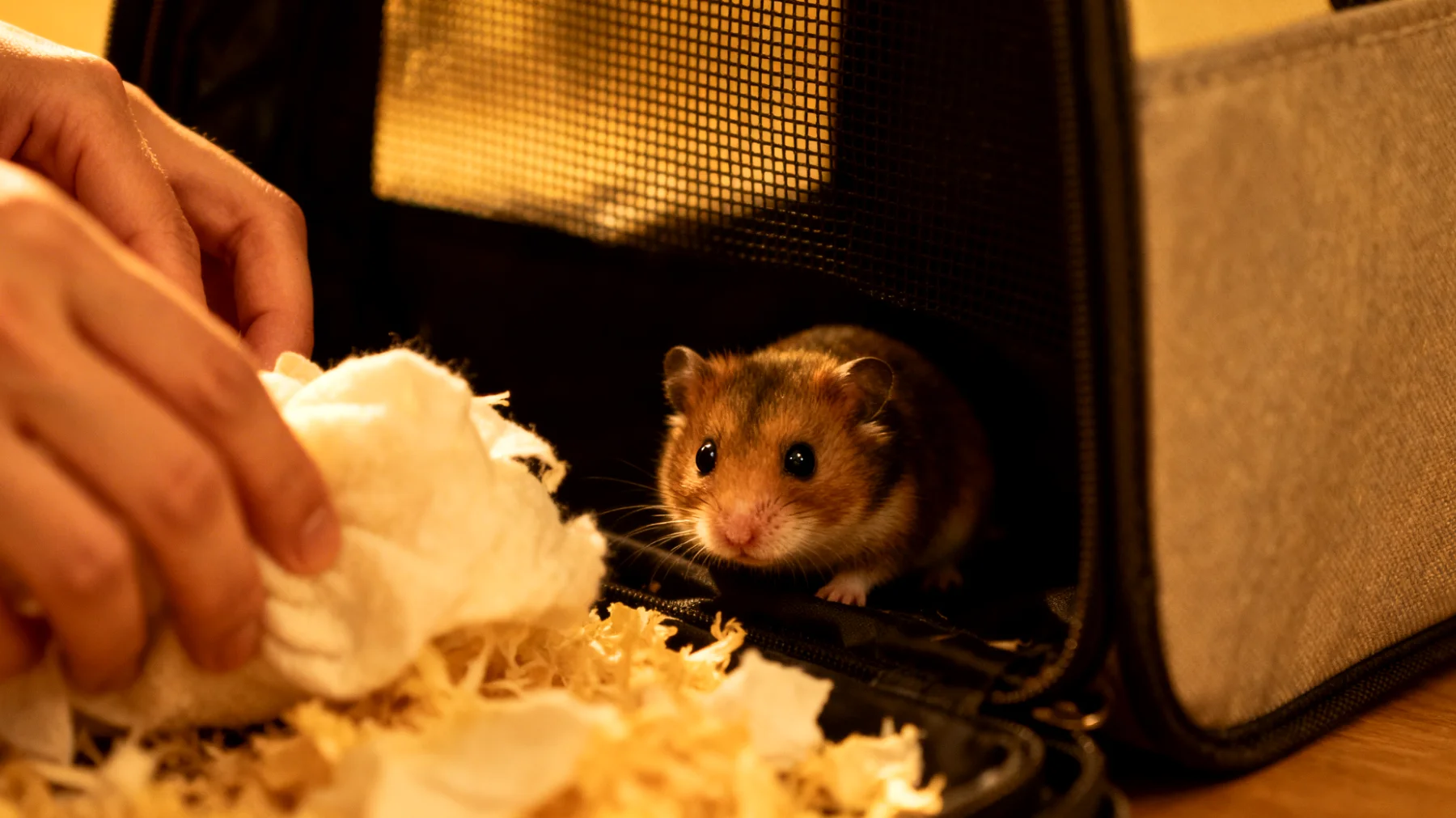 Hamster sind sehr stressanfällige Tiere, die sich nur schwer an neue Umgebungen gewöhnen. Das Training von Verhaltensübungen während einer Reise ist nahezu unmöglich und tierquälerisch, da Hamster extreme Routinetiere sind und Ortswechsel großen Stress verursachen. Stattdessen besteht das eigentliche Problem darin, den Hamster während einer Reise möglichst stressfrei und sicher zu transportieren oder eine geeignete Betreuung zu finden."