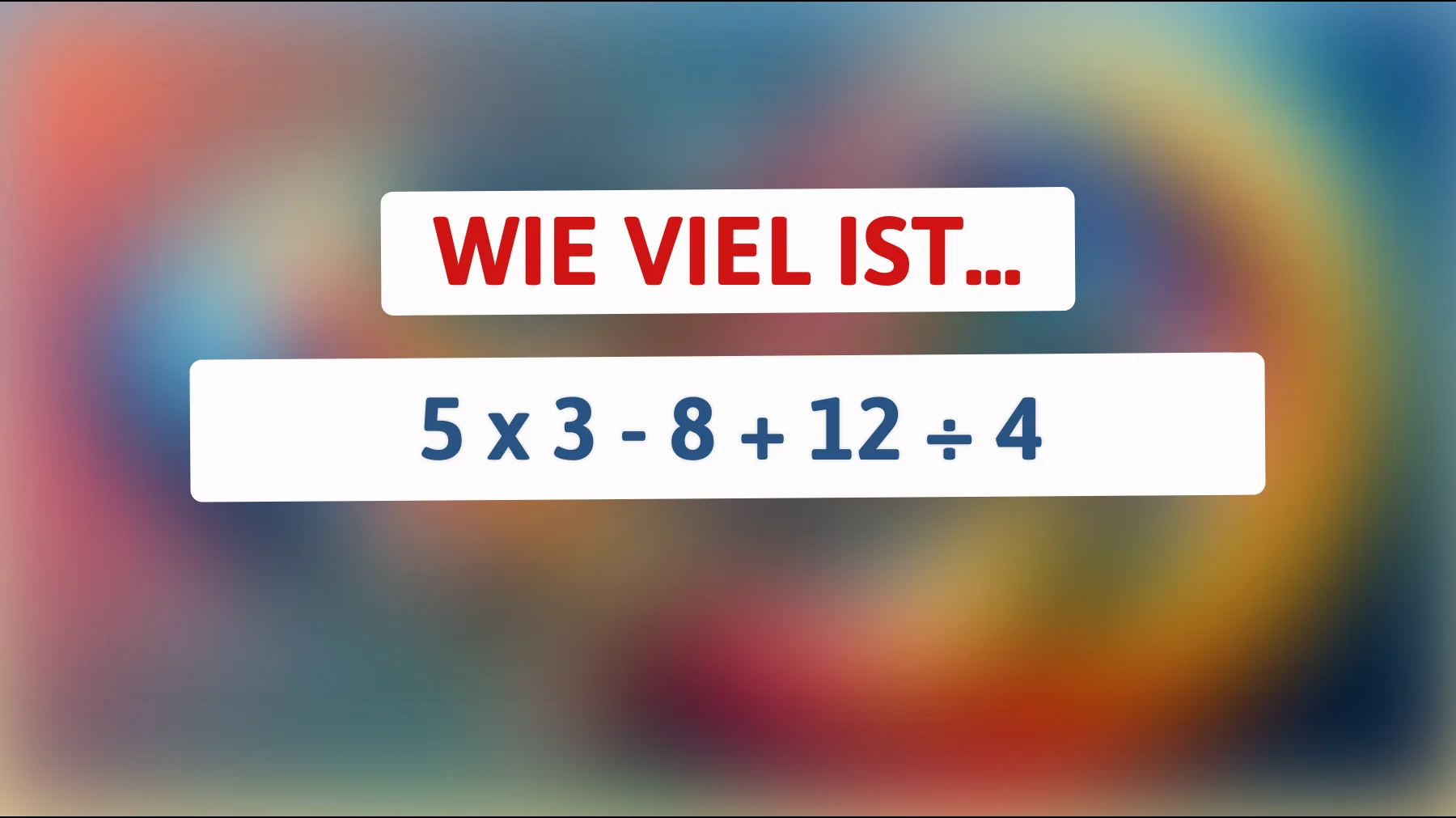 Herausforderung für Mathe-Genies: Kannst du dieses knifflige Rätsel lösen?"