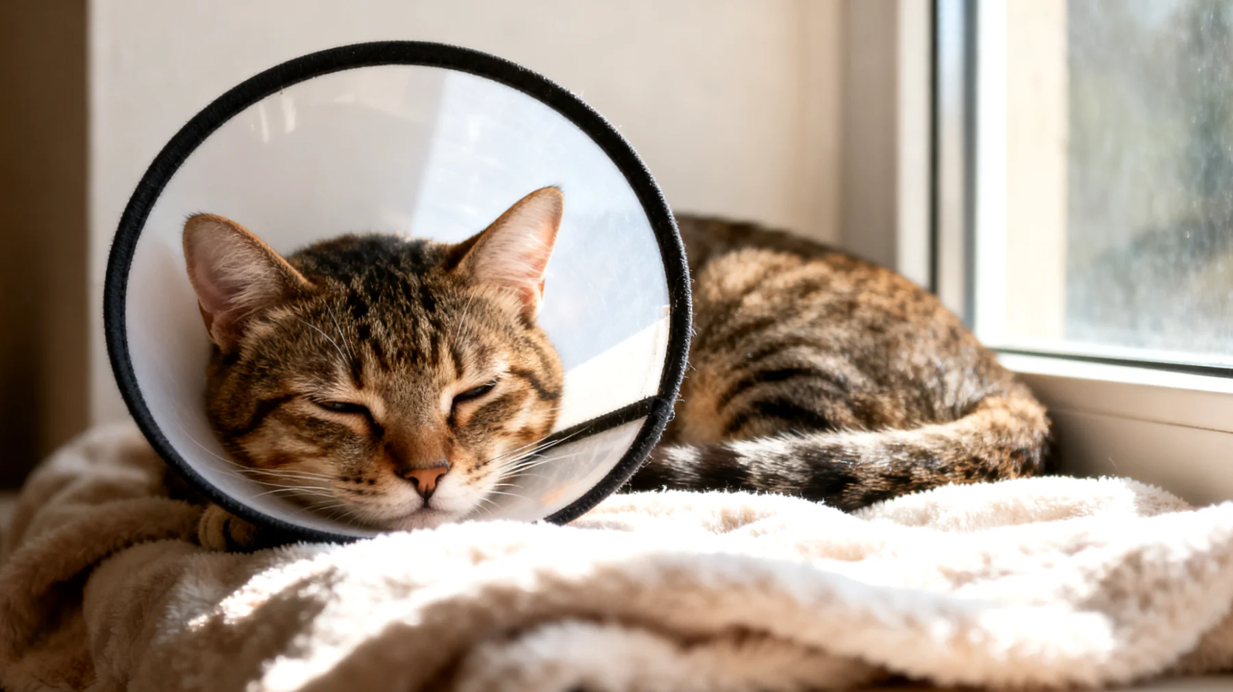 Katzen zeigen nach der Kastration oft Verhaltensänderungen wie verstärktes Ruhebedürfnis, verändertes Spielverhalten oder vorübergehende Unsauberkeit, während sie sich von dem Eingriff erholen und an hormonelle Veränderungen anpassen müssen"