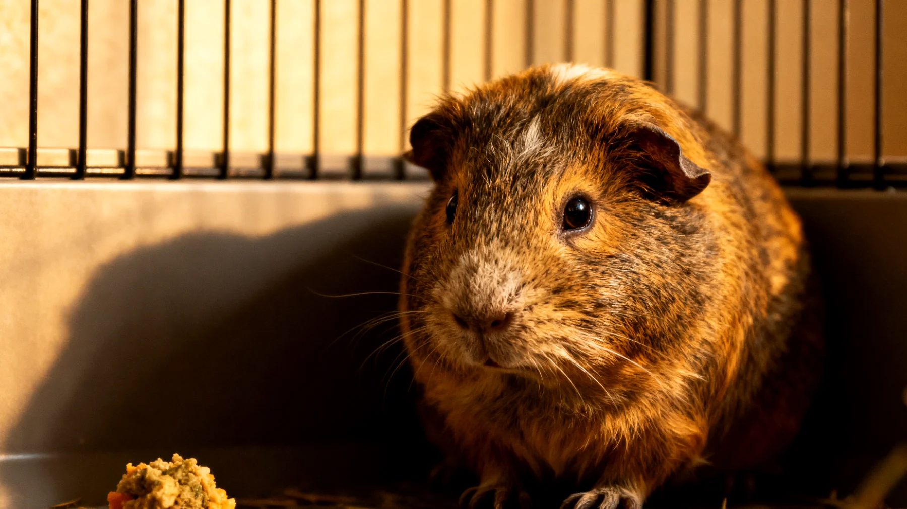 Ältere Meerschweinchen leiden häufig unter chronischem Stress durch Arthrose, eingeschränkte Mobilität und Veränderungen in ihrer gewohnten Umgebung, was zu Verhaltensänderungen, Appetitlosigkeit und verminderter Lebensqualität führt"