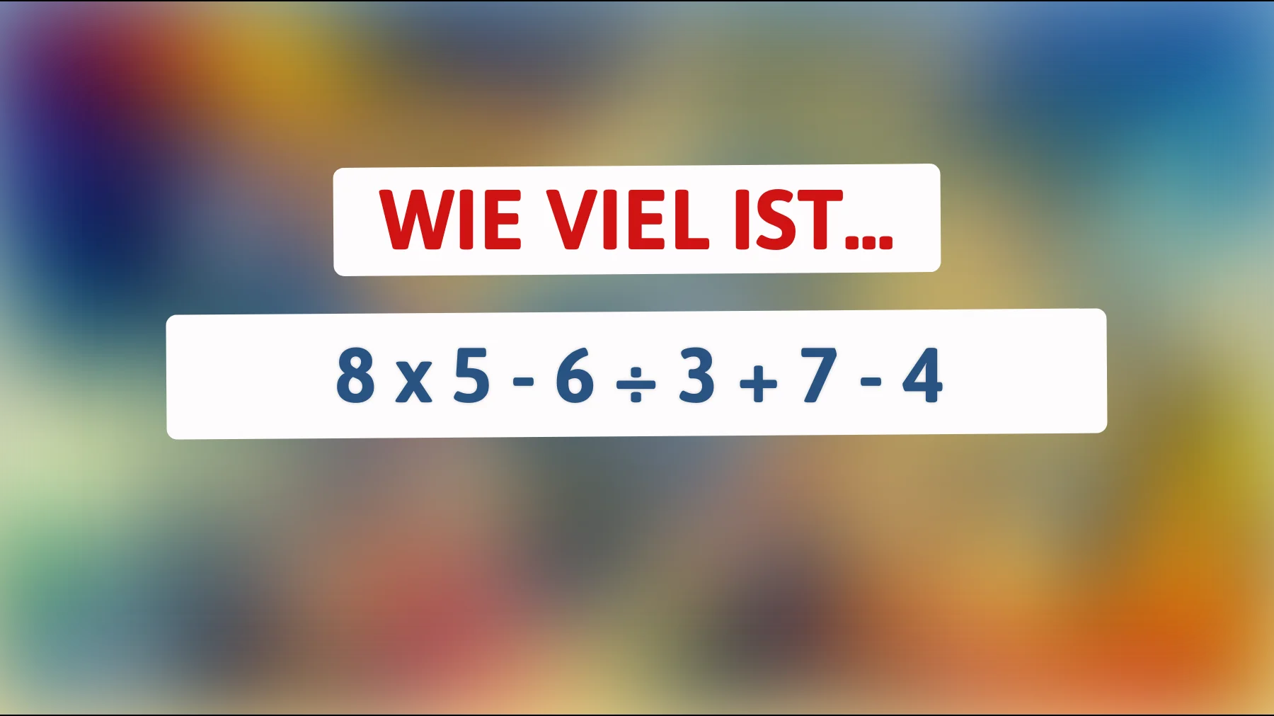 Nur 1% können das: Traust du dich, diese Mathe-Herausforderung zu lösen?"