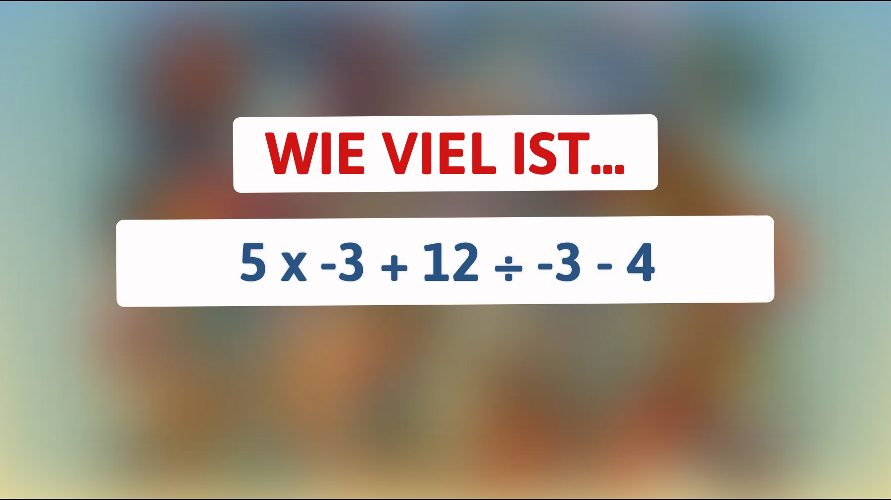 Nur 1% können es lösen: Stell deinen Verstand auf die Probe mit diesem raffinierten Mathe-Knobler!"