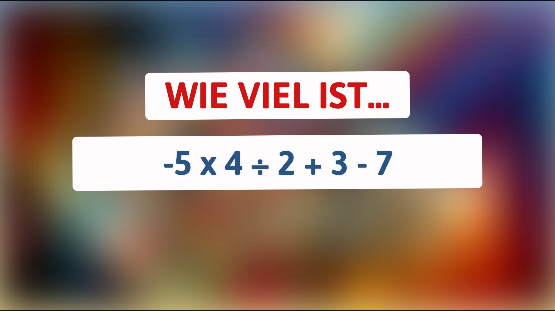 Nur 2% der Menschen lösen dieses mathematische Rätsel! Bist du schlau genug, um die Antwort zu finden?"