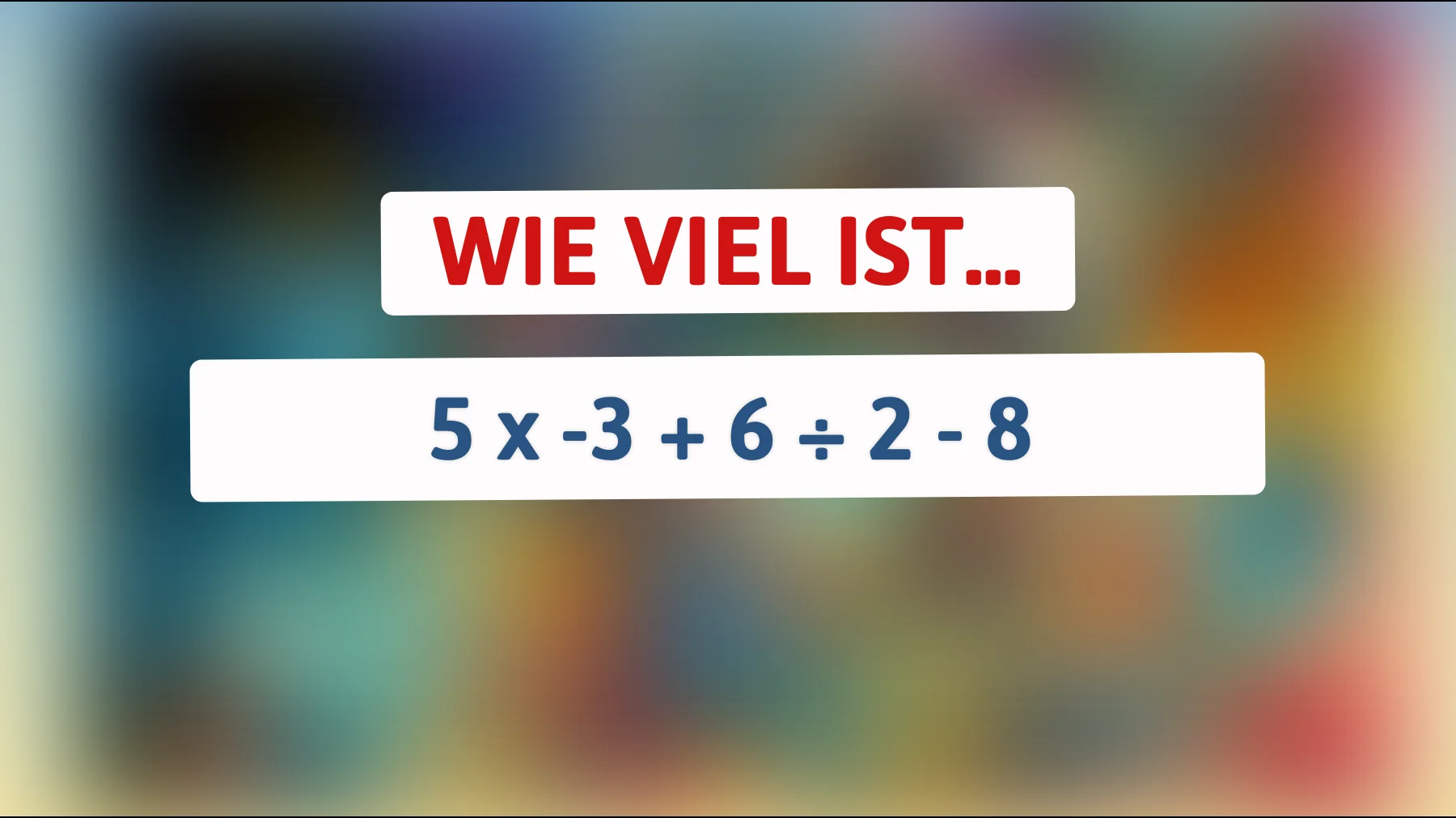 Nur echte Geniehirne können es lösen: Was ist die unerwartete Lösung dieser mathematischen Kopfnuss?"